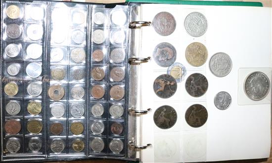 Album of coinage & another of paper money